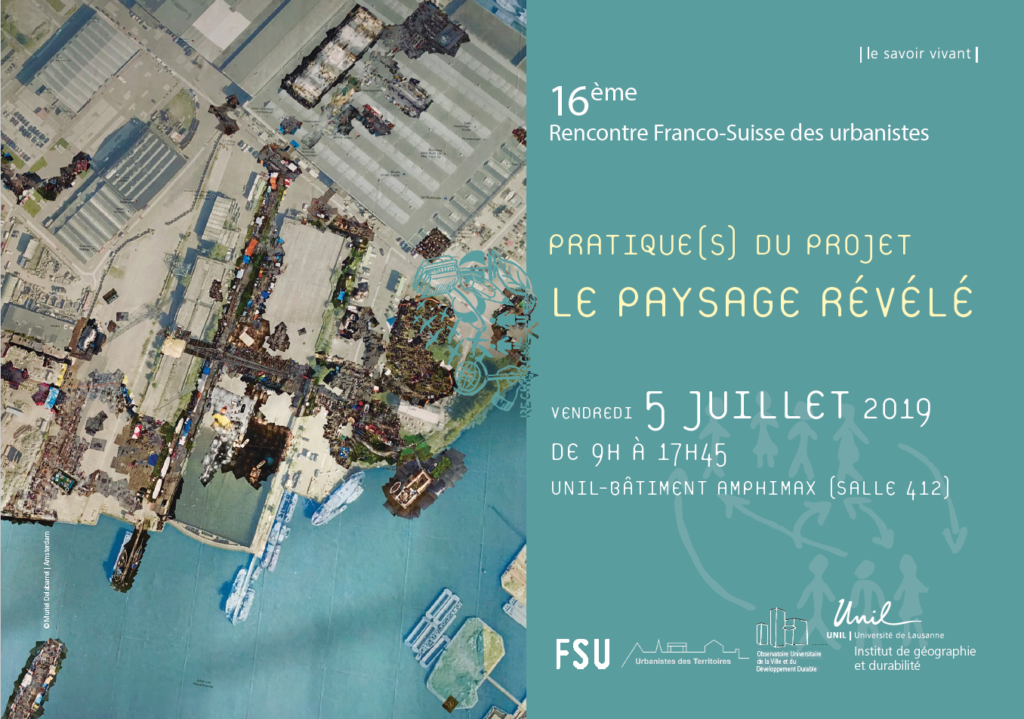 16ème rencontre franco suisse des urbanistes Pratique s du projet